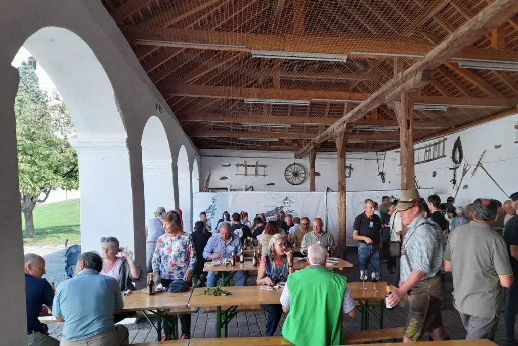 Das Essen wird probiert