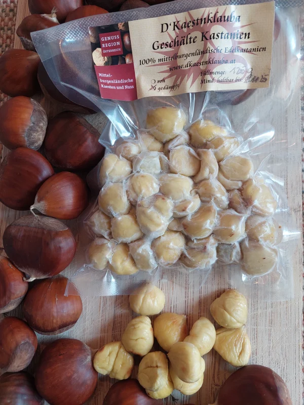 Kastanien geschält (essfertig)