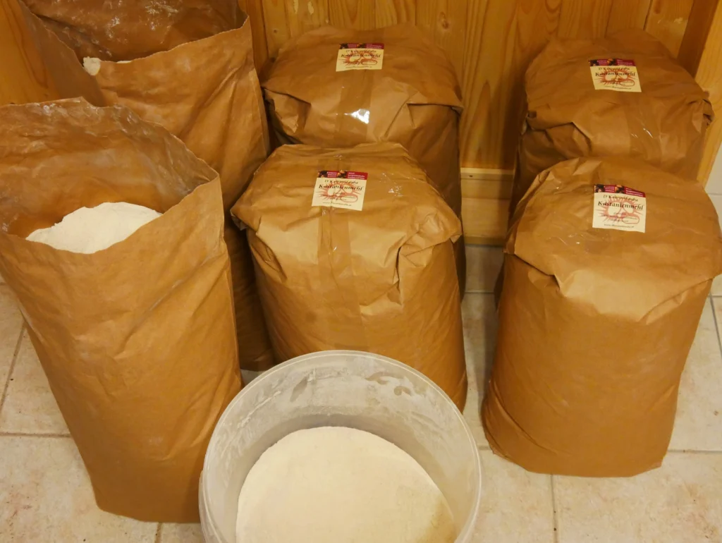 Kastanienmehl in Großverpackung